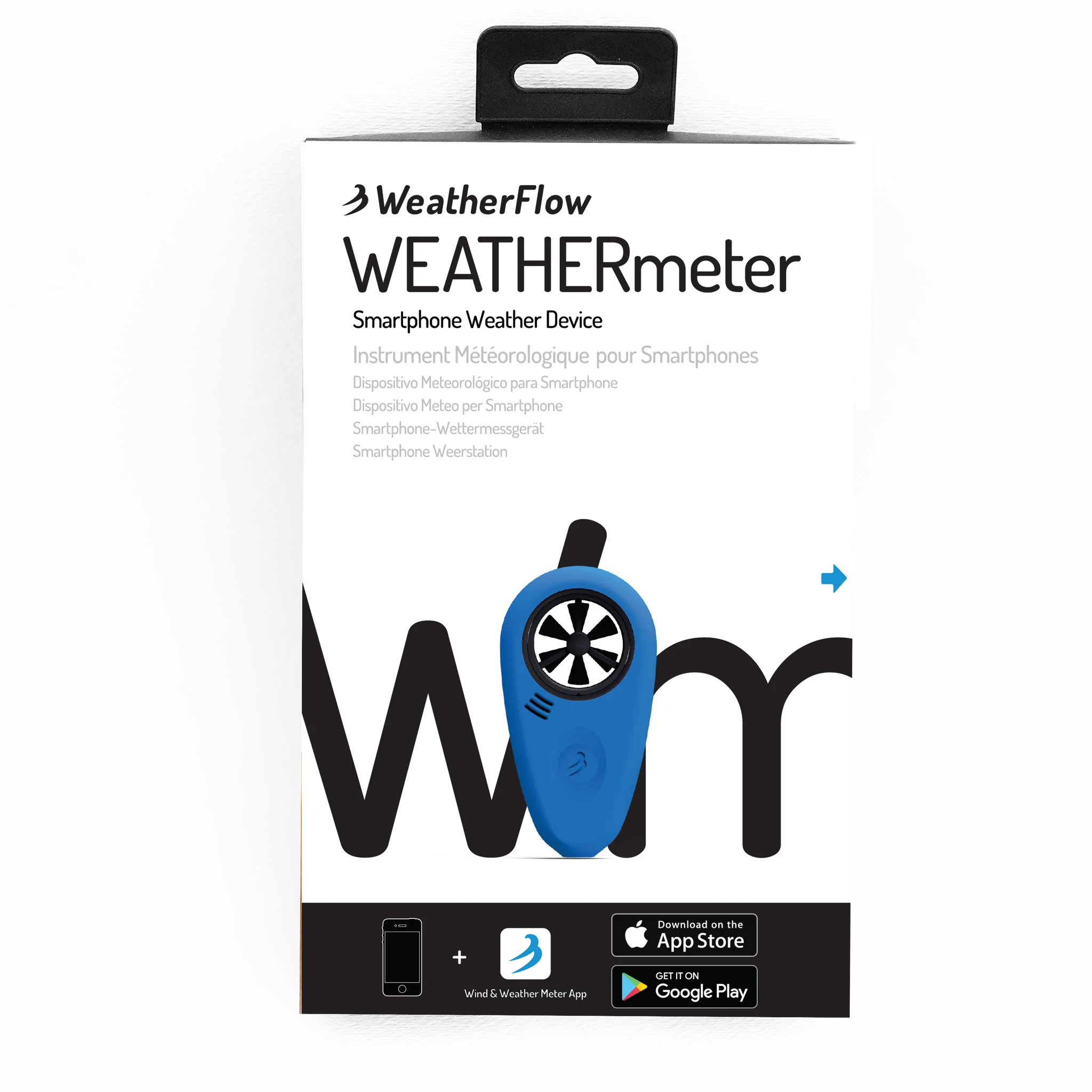 WeatherFlow Weathermeter (Anemometer) | Sky & Space Products WeatherFlow WEATHERMeter Packaged Product | Sky & Space Products