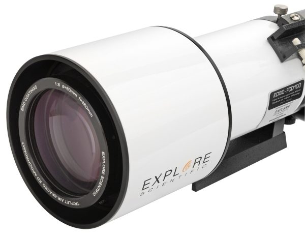 Explore Scientific ED80-FCD100 Series Air-Spaced Triplet Refractor Telescope and Field Flattener Gallery #2 | Sky & Space Products