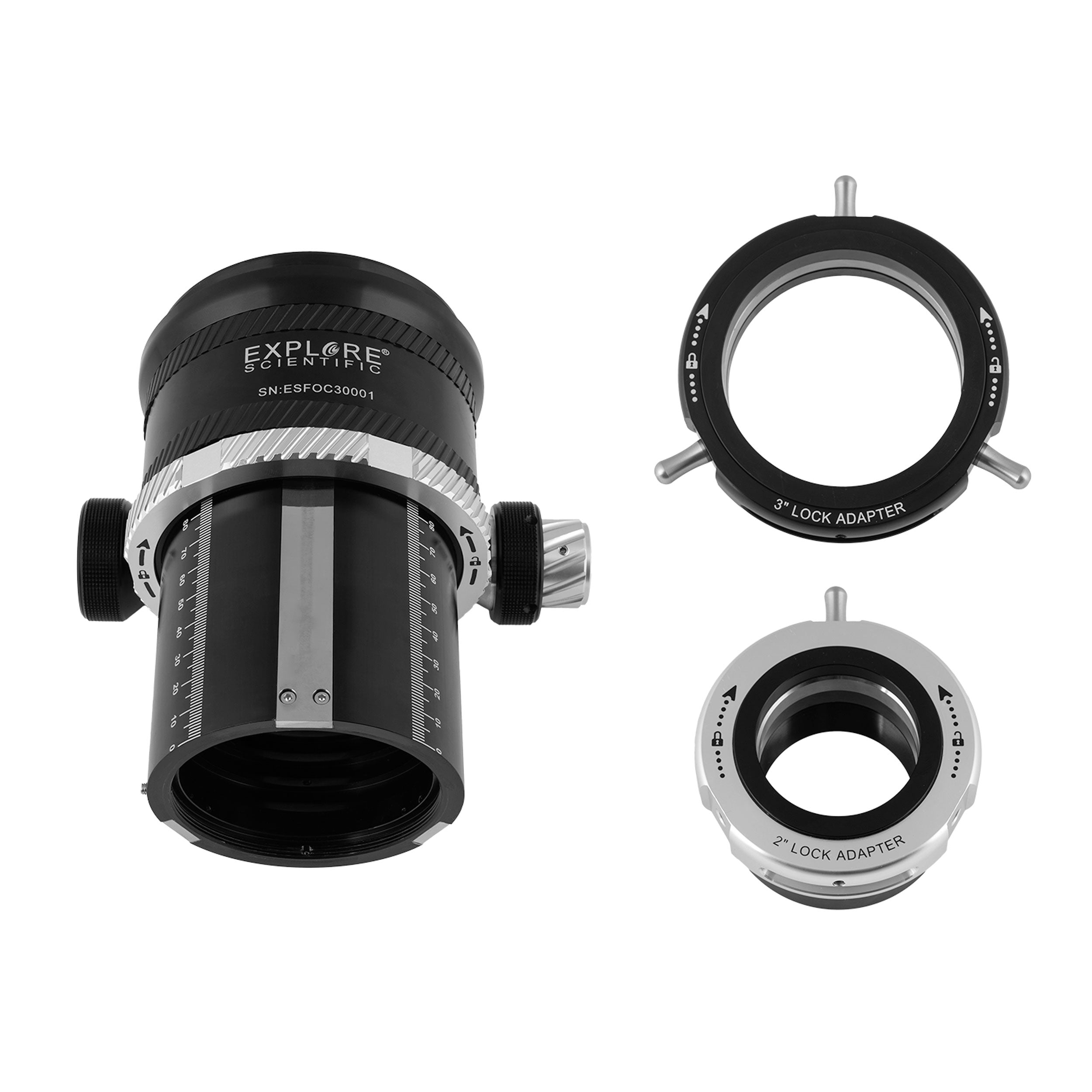 Explore Scientific 3-inch Self-Centering Focuser | Sky & Space Products Explore Scientific 3-inch Self-Centering Focuser - Gallery #4 | Sky & Space Products